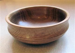 Oak bowl by Paul Hunt